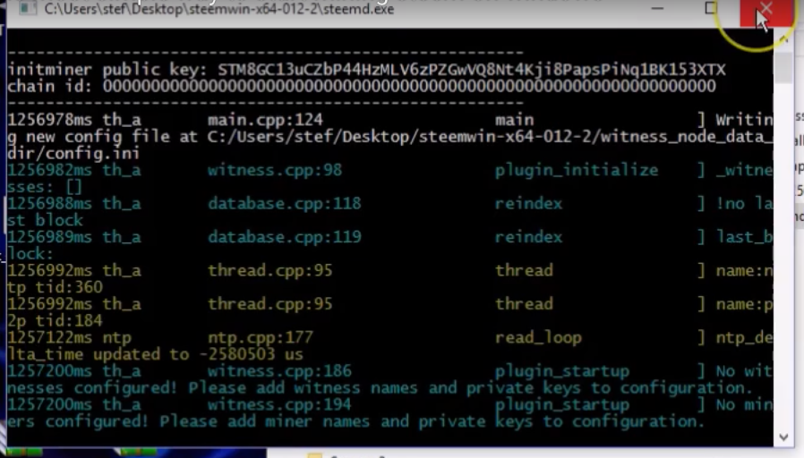 نحوه استخراج استیم توسط کامپیوتر - ویندوز Screen Shot 2016 08 24 at 01.29.17 13, مرداد 1405 بعد از یکبار اجرا کردن ماینر استیم , آن را ببندید
