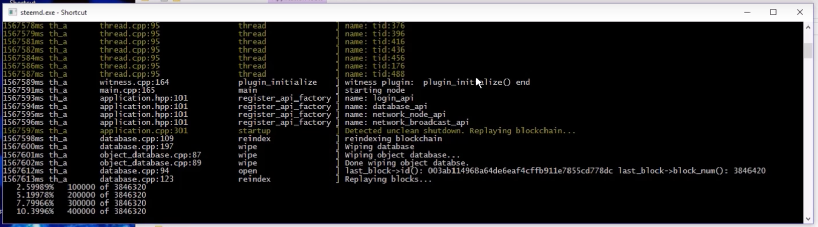 نحوه استخراج استیم توسط کامپیوتر - ویندوز Screen Shot 2016 08 24 at 01.45.49 13, مرداد 1405 در حدود ۲۰ تا ۳۰ دقیقه زمان نیاز است برای اینکه ماینر شما بلاکها را دانلود کن Screen Shot 2016-08-24 at 01.45.49