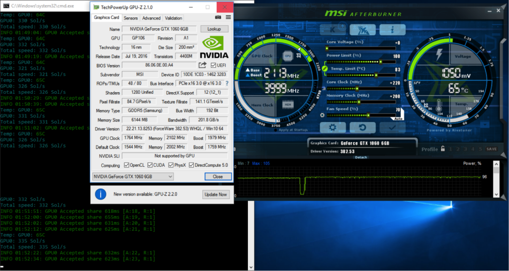 کارت گرافیکی MSI P106-100 MINER EDITION