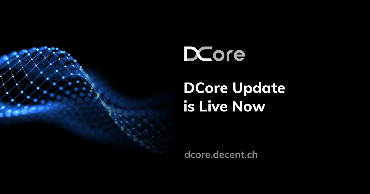 DCore یک راهکار بلاک چین معرفی شده از سوی دیسنت است که به کاربران امکان ایجاد راهکارهایی برای توزیع محتوای دیجیتالی و کسب درآمد از طریق آن را می دهد.