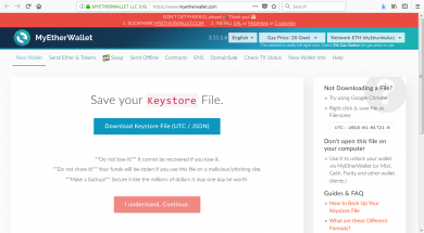 نحوه ساخت والت کاغذی اتریوم با استفاده از MyEtherWallet 3 how to create myetherwallet account 15, مرداد 1405 نحوه ساخت والت کاغذی اتریوم با استفاده از وب سایت MyEtherWallet