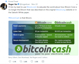 مقایسه سرعت پذیرش بیت کوین و بیت کوین کش از نقطه نظر Roger Ver bitcoin cash vs bitcoin comparison 29, شهریور 1405 bitcoin cash vs bitcoin comparison