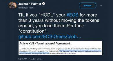 مشکلات بی پایان بلاکچین EOS
