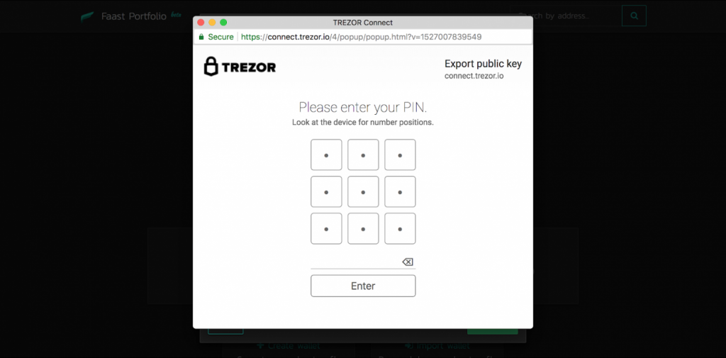 برنامه کیف پول Trezor