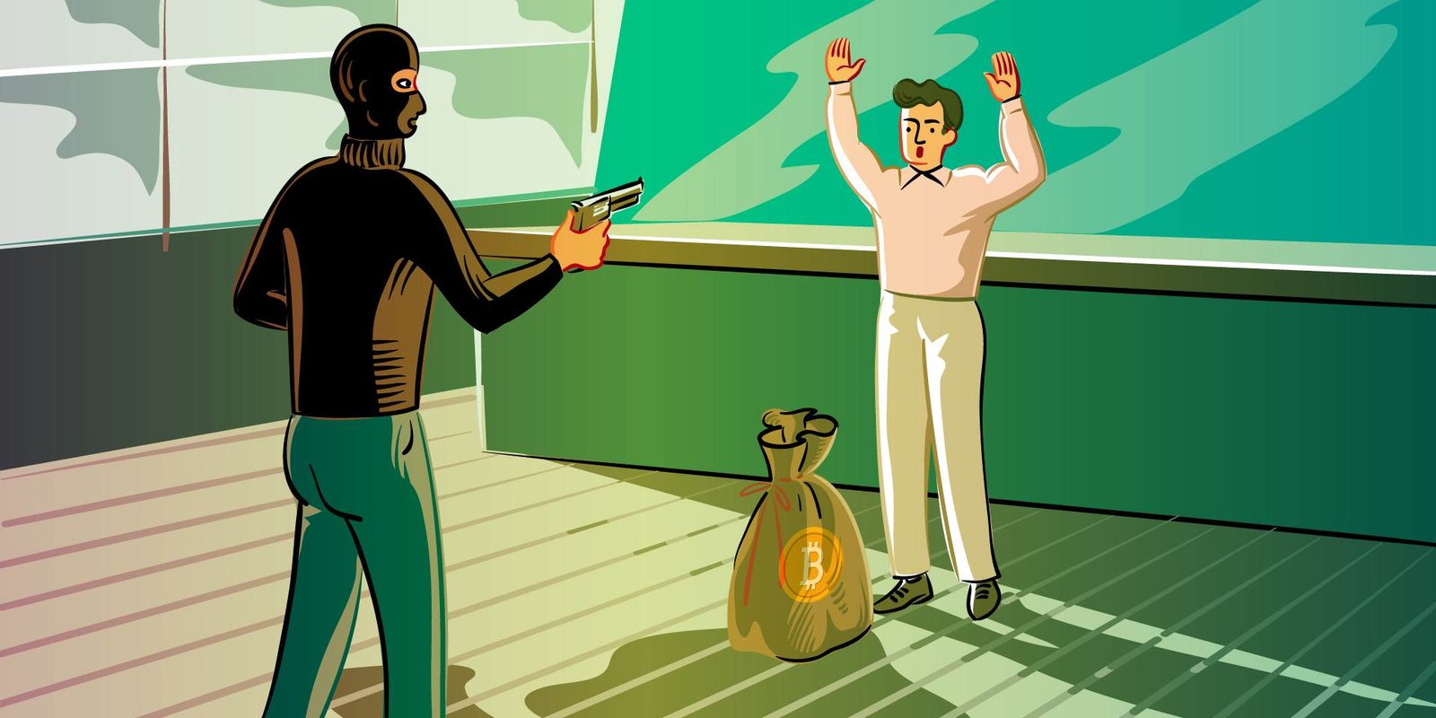 افزایش ریسک حملات فیزیکی به افراد نگه دارنده رمز ارز Bitcoin Crime lead 15, مرداد 1405 Bitcoin Crime lead