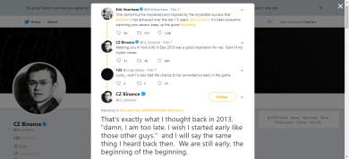 مدیر Binance: «ما در آغاز مسیر حرکت انقلابی بیت کوین هستیم». FireShot Capture 1 CZ Binance on Twit https twitter.com cz binance status 1094074432895606785 13, مرداد 1405 FireShot Capture 1 CZ Binance on Twit https twitter.com cz binance status 1094074432895606785