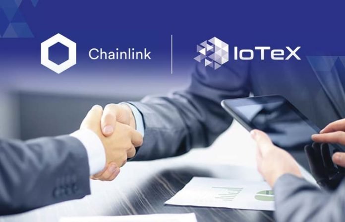 Chainlink and IoTeX platform getting together to deliver real world data to the blockchain technology