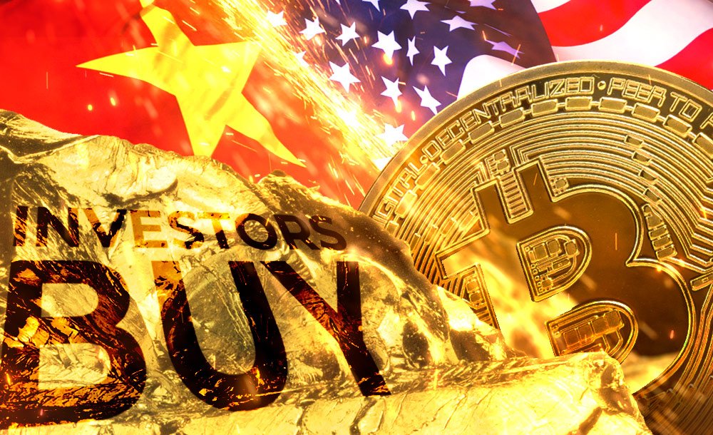 investors buy btc and gold