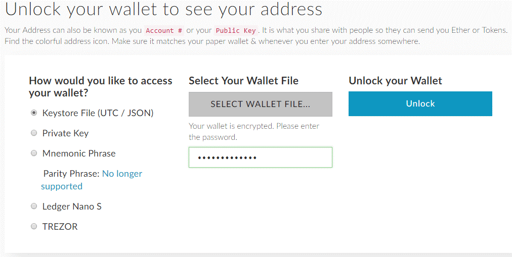 راهنمای استخراج اتریوم - سخت افزار تا استخراج mining eth 15 15, مرداد 1405 MyEtherWallet Step 4