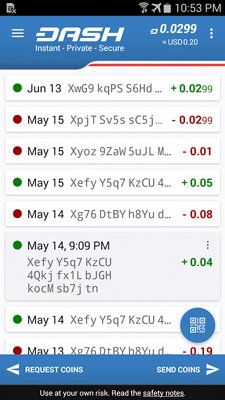کیف پول دش DASH Wallet