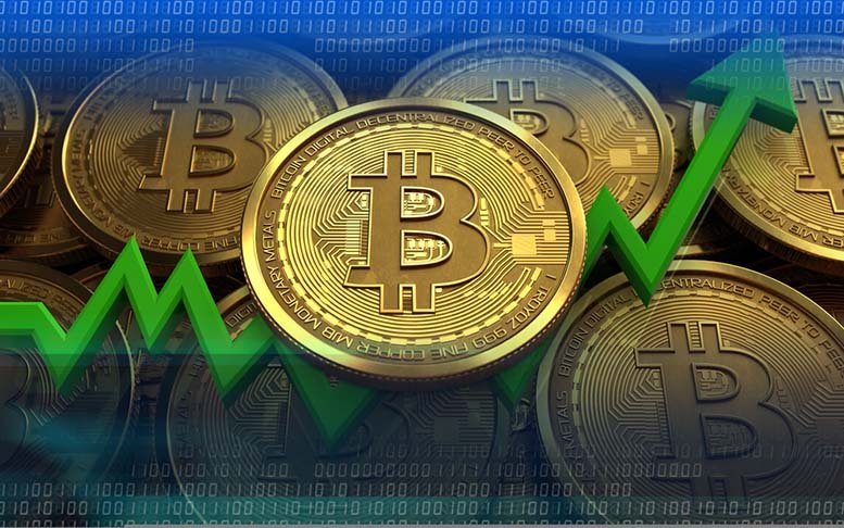 Bitcoin BTC up Nearly