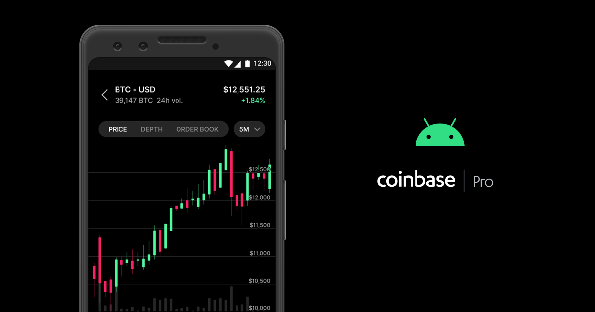 عرضه نسخه اندروید Coinbase Pro