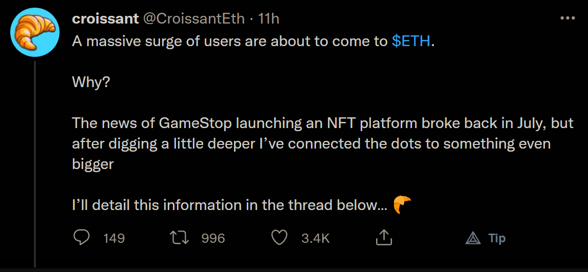 گمانه‌زنی‌ها درخصوص توسعه‌ی یک پلتفرم NFT توسط GameStop