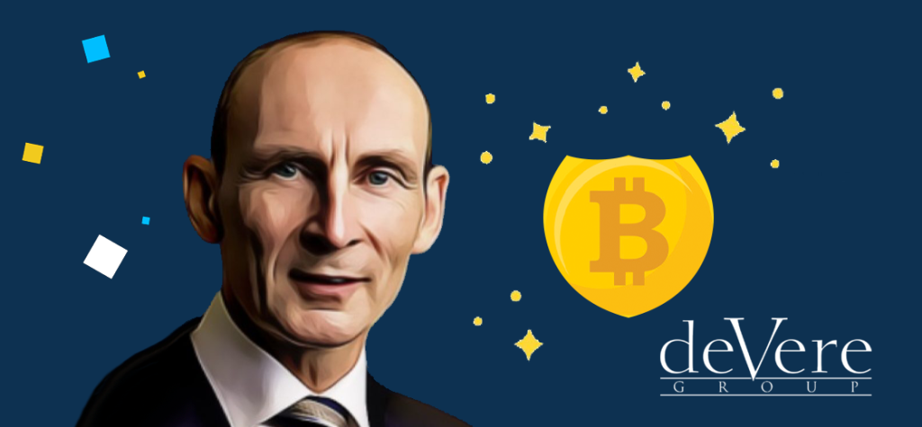 گروه مالی deVere جهش قیمت مهمی را برای بیتکوین پیشبینی کرد Devere group CEO predicts bitcoin as top safe haven over gold 31, شهریور 1405 گروه مالی deVere جهش قیمت مهمی را برای بیتکوین پیشبینی کرد