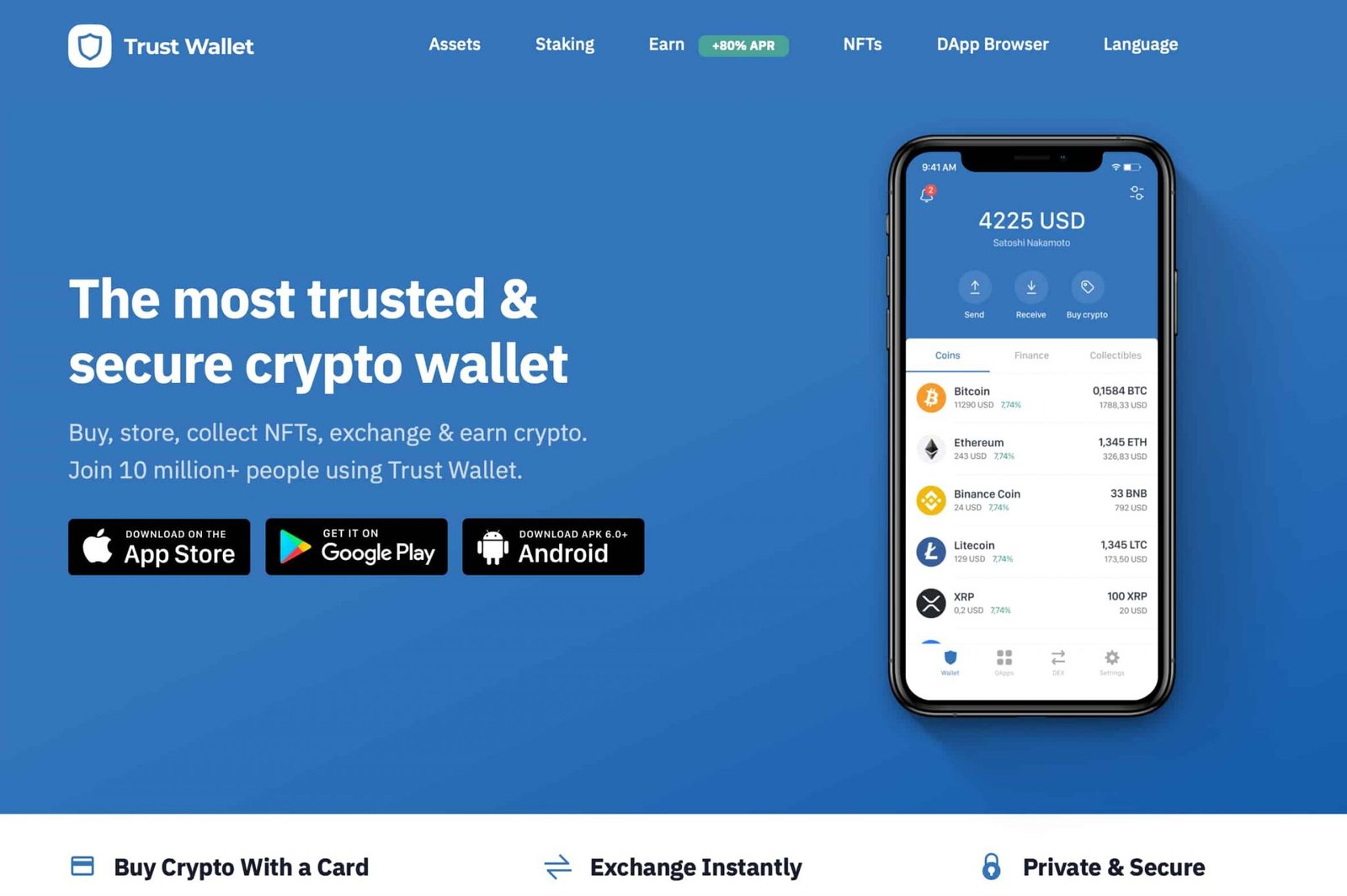 Trust Wallet: جزو بهترین کیف‌پول‌ها با کاربری آسان