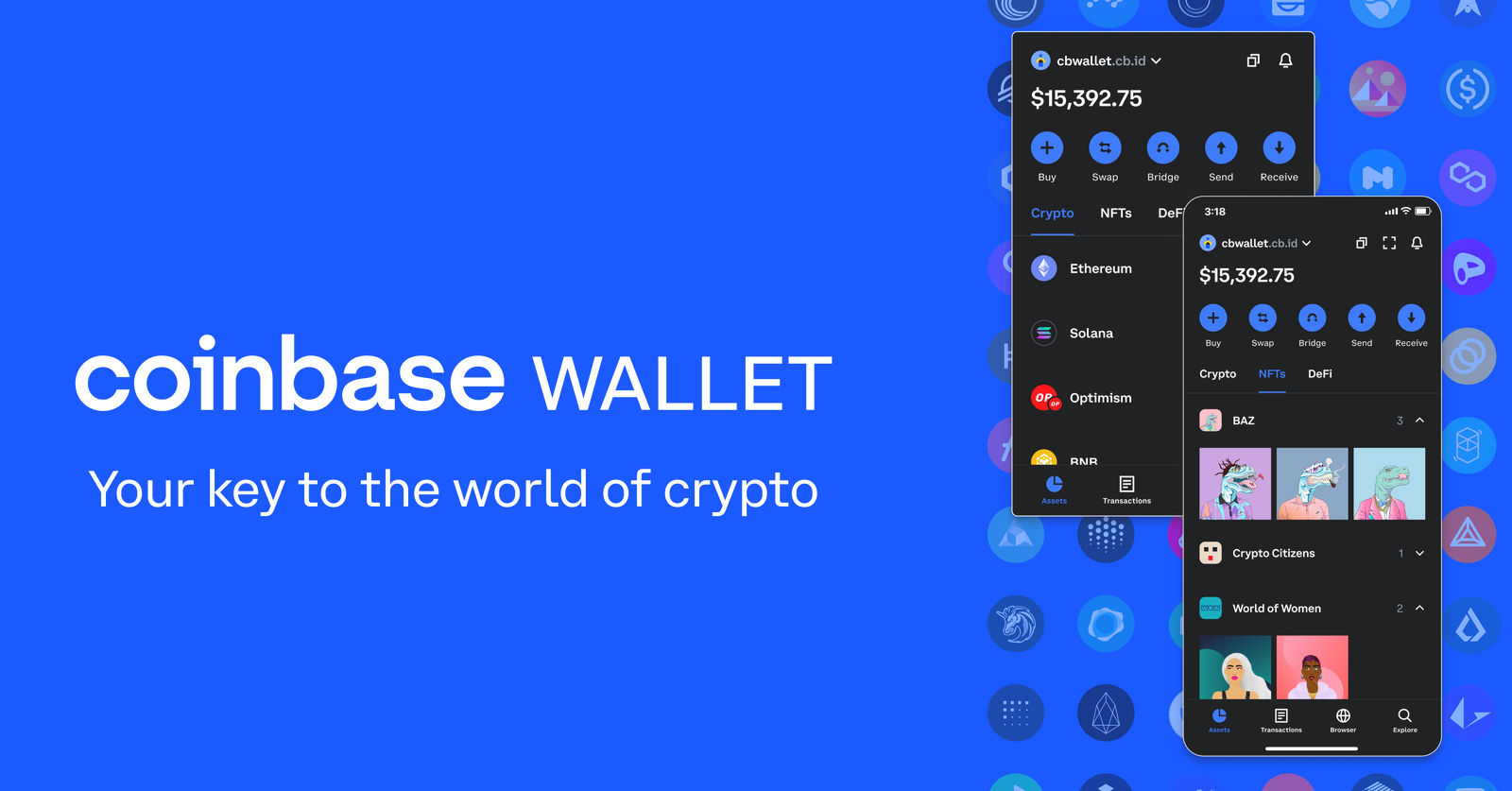  Coinbase Wallet: بهترین کیف‌پول برای پروژه‌های دیفای