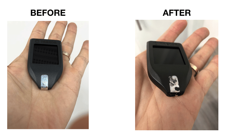 دستگاه Trezor مدل T