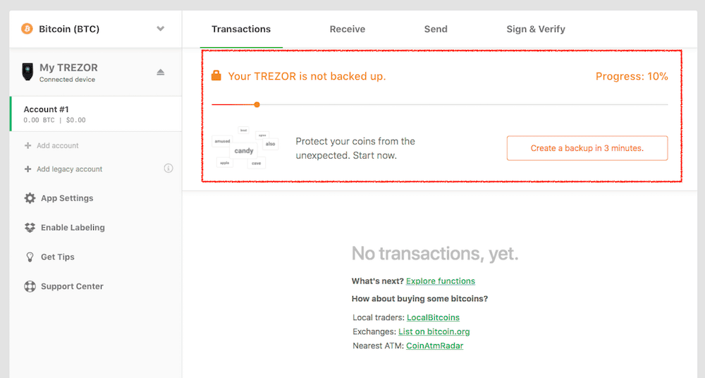 چگونه می‌توان کیف‌پول Trezor T را راه‌اندازی نمود؟